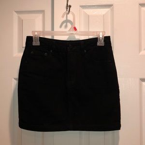 Forever 21 Black Denim Skirt